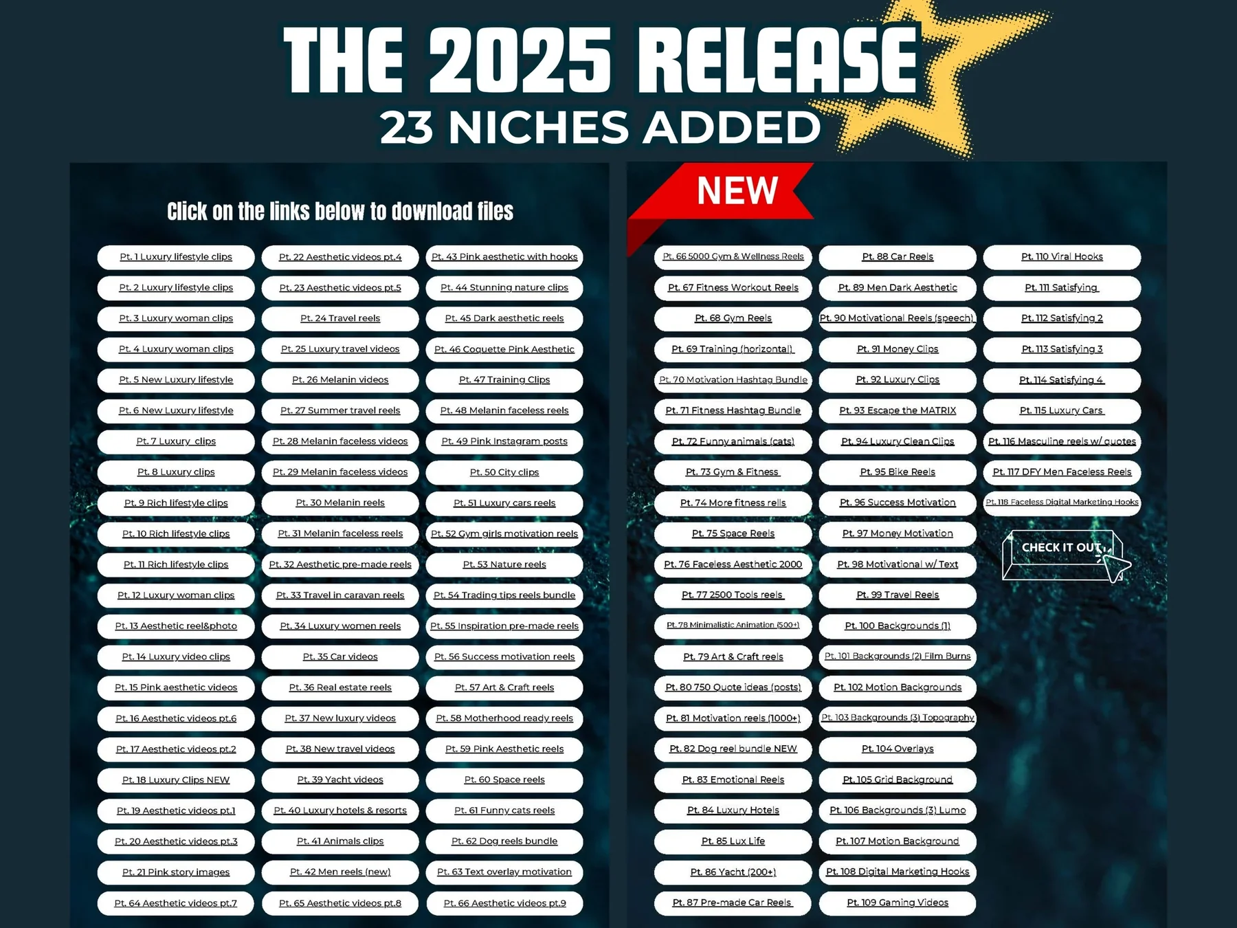 100,000+ Reel Master Library: Elevate Your Content Creation